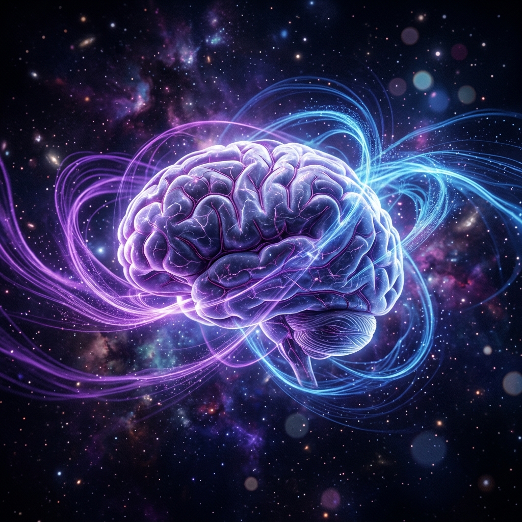 Brain waves in space